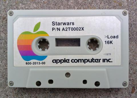 Apple 'Star Wars' program cassette