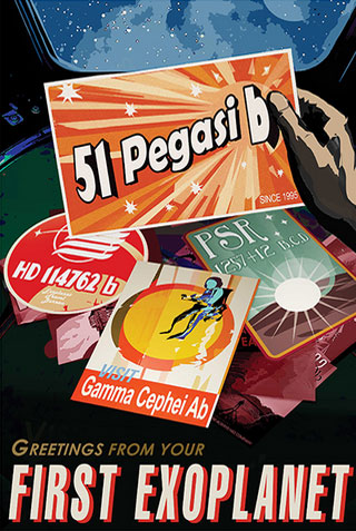 51 Pegasi b - JPL Travel Poster