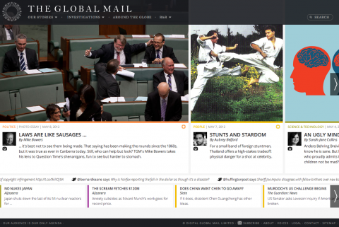 The Global Mail - screen capture